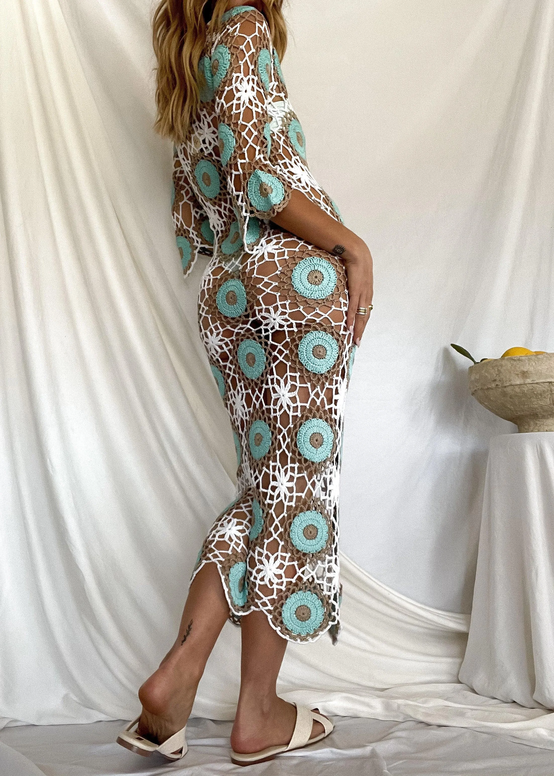 Amalfi Coast Midi Dress - FINAL SALE