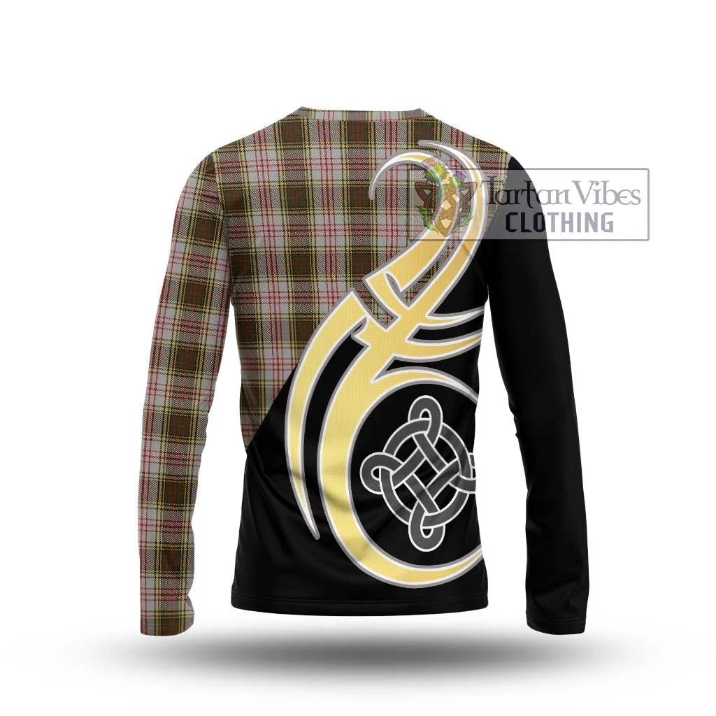 Anderson Dress Tartan Long Sleeve T-Shirt with Family Crest and Celtic Symbol Style