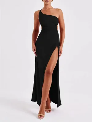 Angela Off Shoulder Backless Maxi Dress