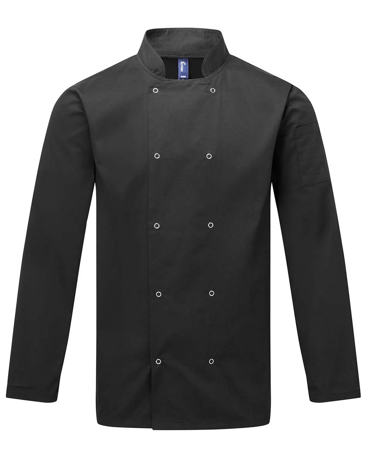 Artisan Collection by Reprime Unisex Studded Front Long-Sleeve Chef's Jacket