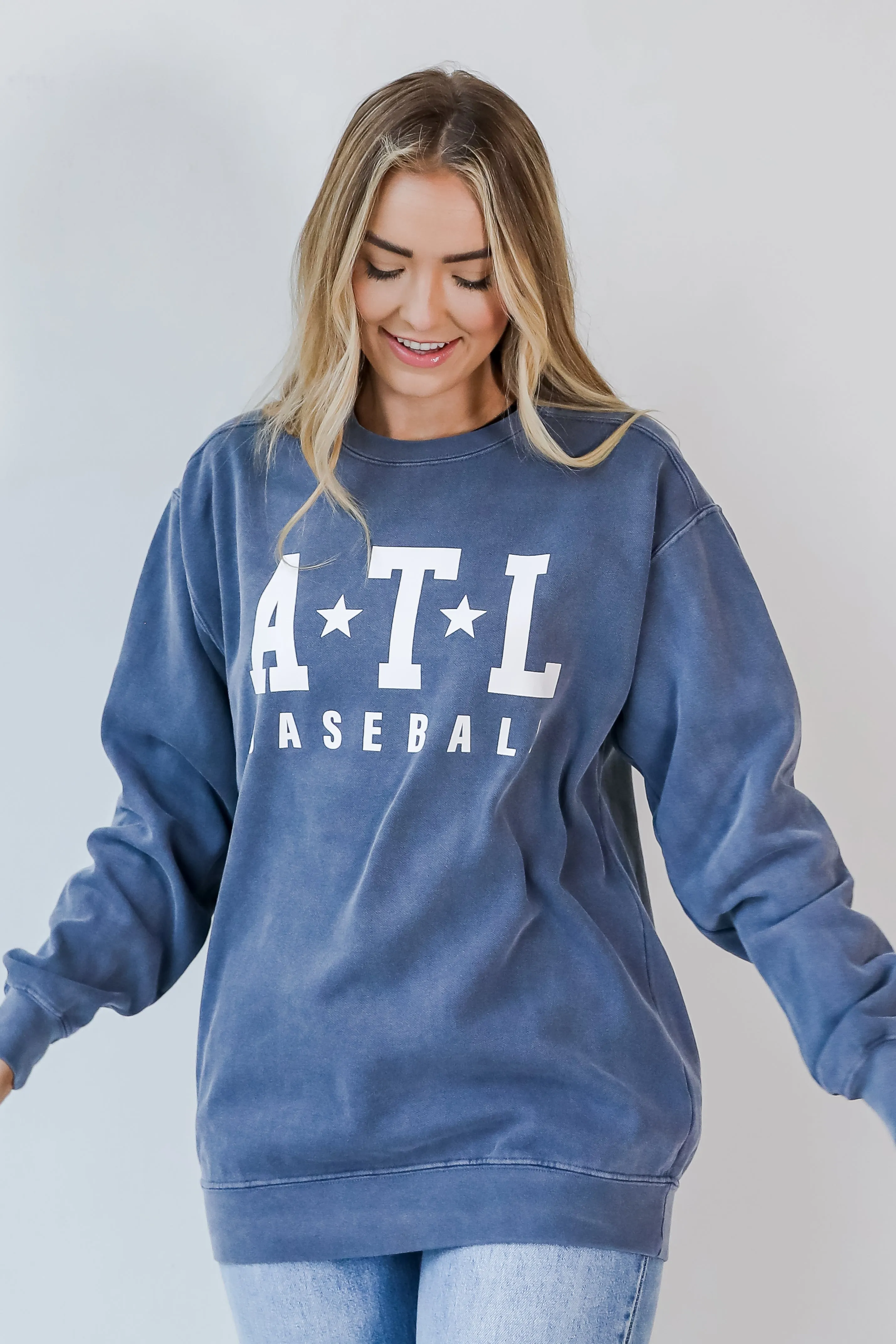 ATL Star Baseball Sweatshirt