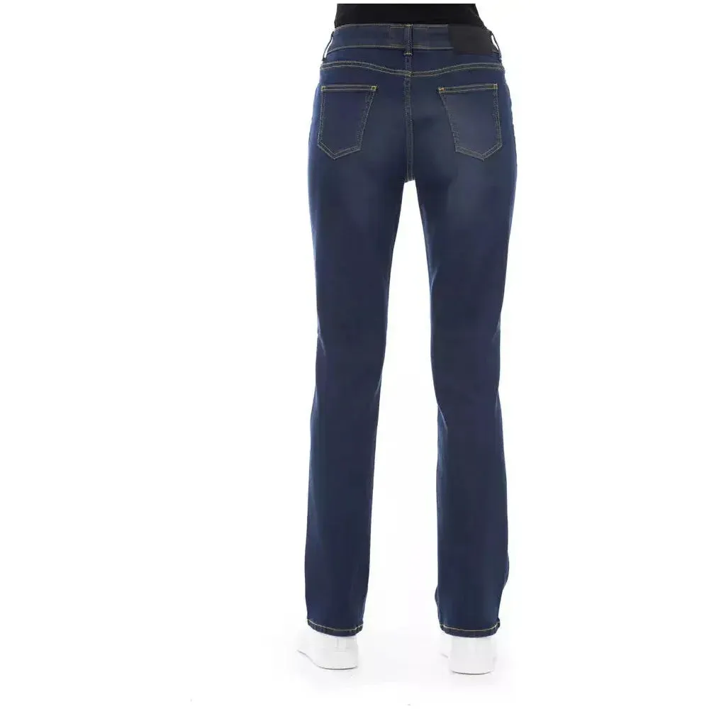 Baldinini Trend Blue Cotton Women's Jeans