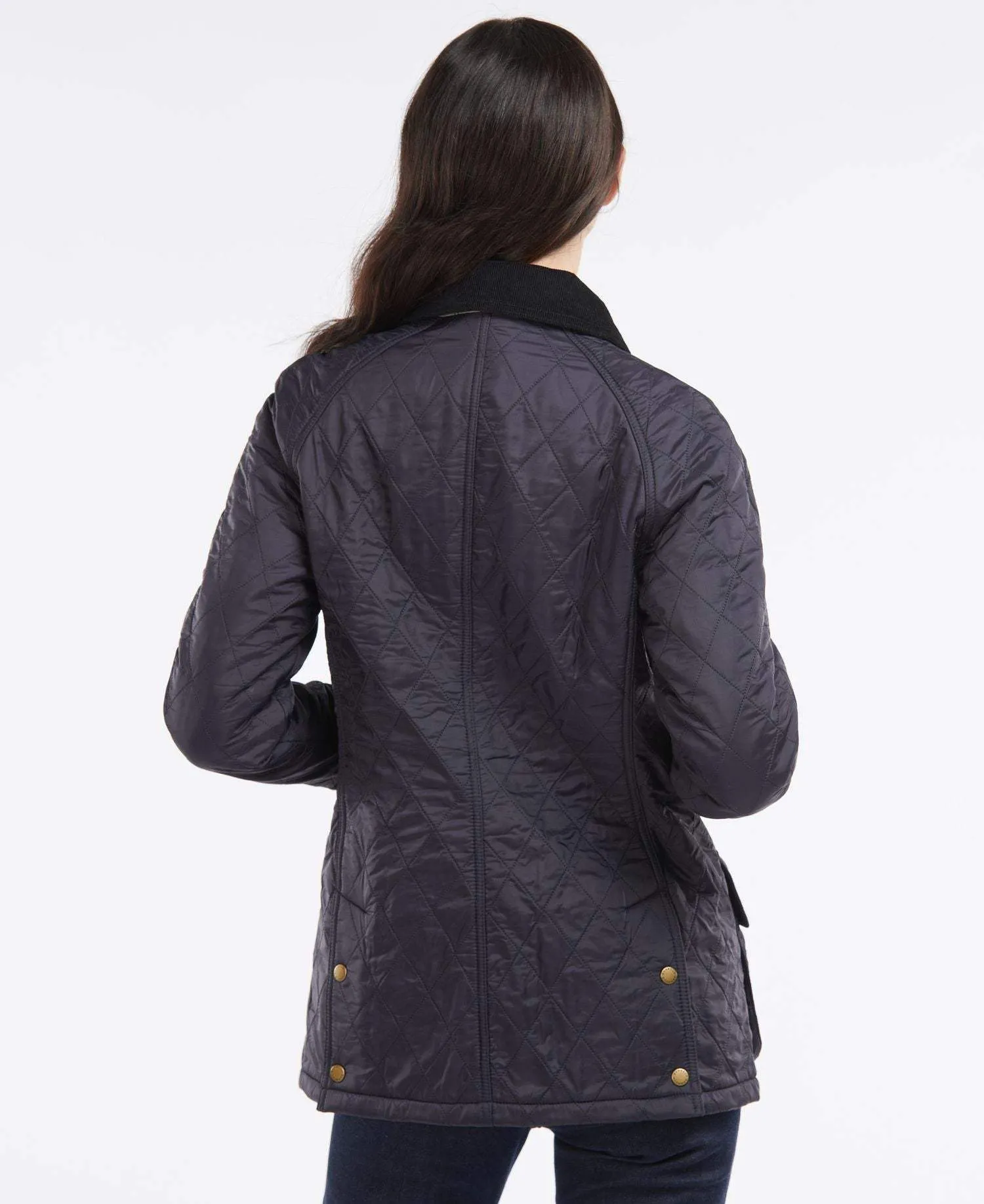 Barbour Vatteraður Dömujakki - Beadnell Polarquilt - Navy