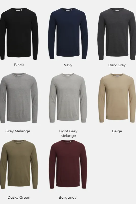 Basic Knit Crewneck - Package Deal (2 pcs)