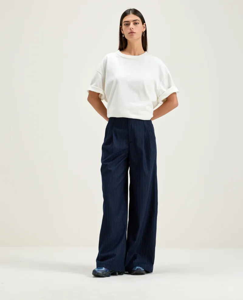 Bellerose Volker Stripe Wide Leg Trousers