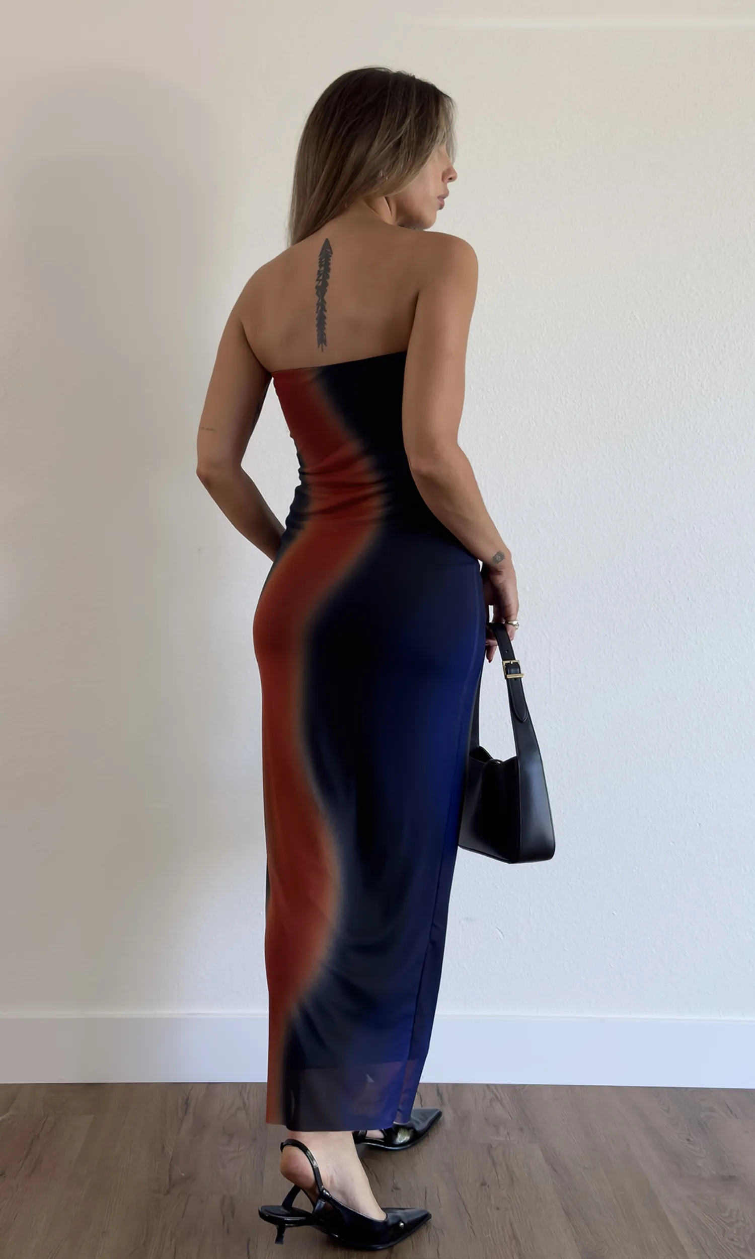 Blurred Lines Maxi Dress - FINAL SALE