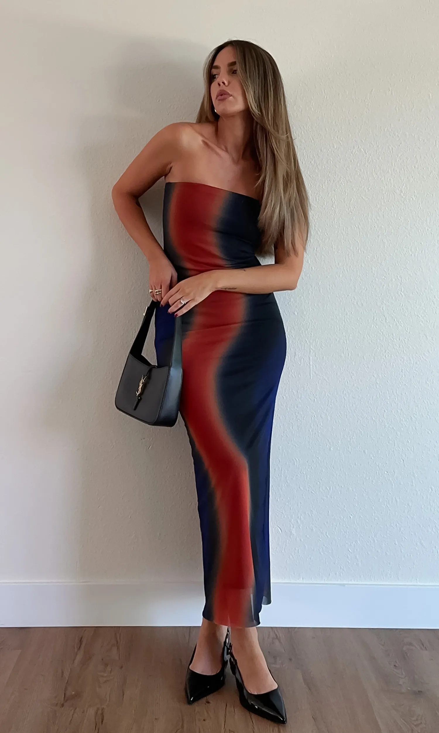 Blurred Lines Maxi Dress - FINAL SALE