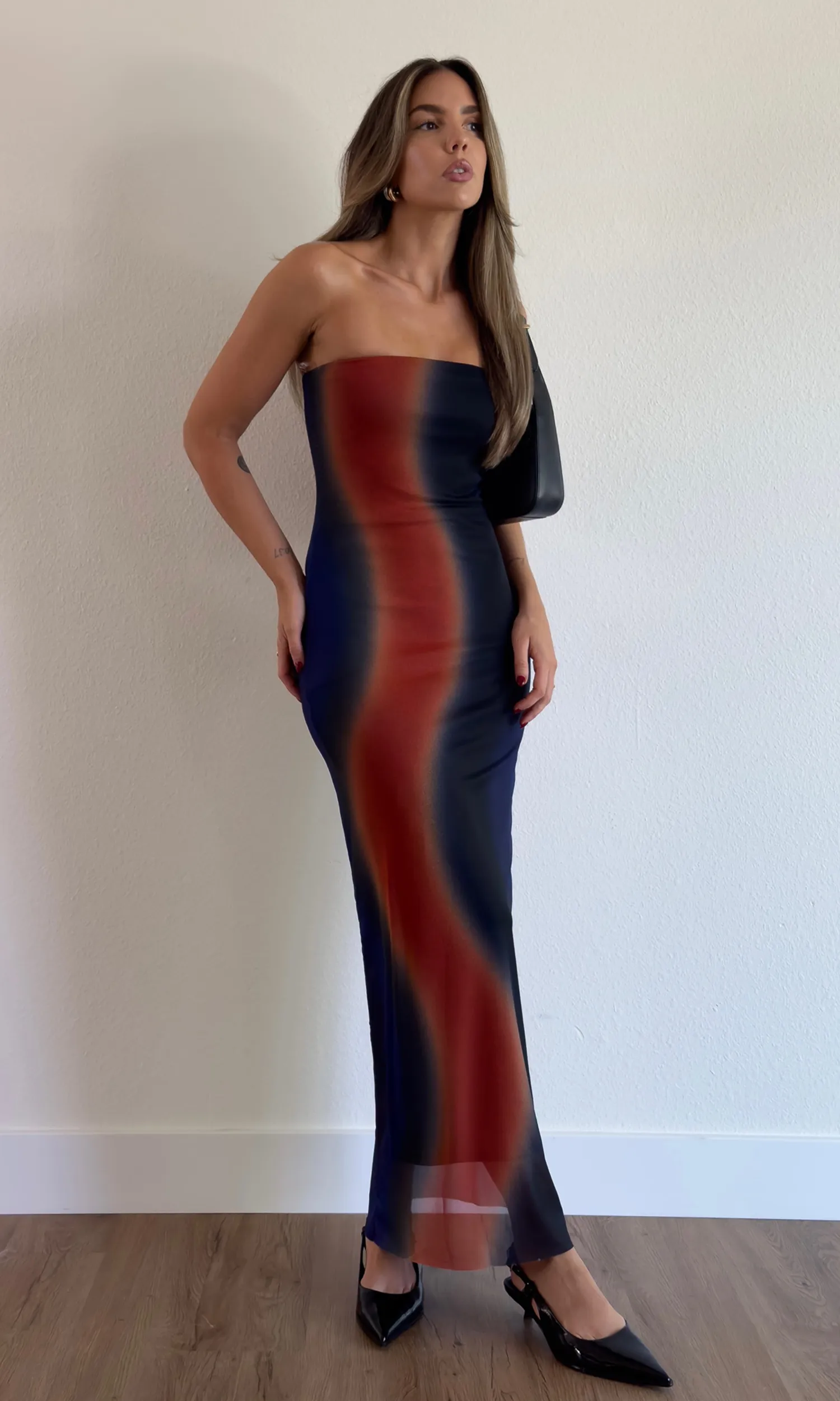 Blurred Lines Maxi Dress - FINAL SALE