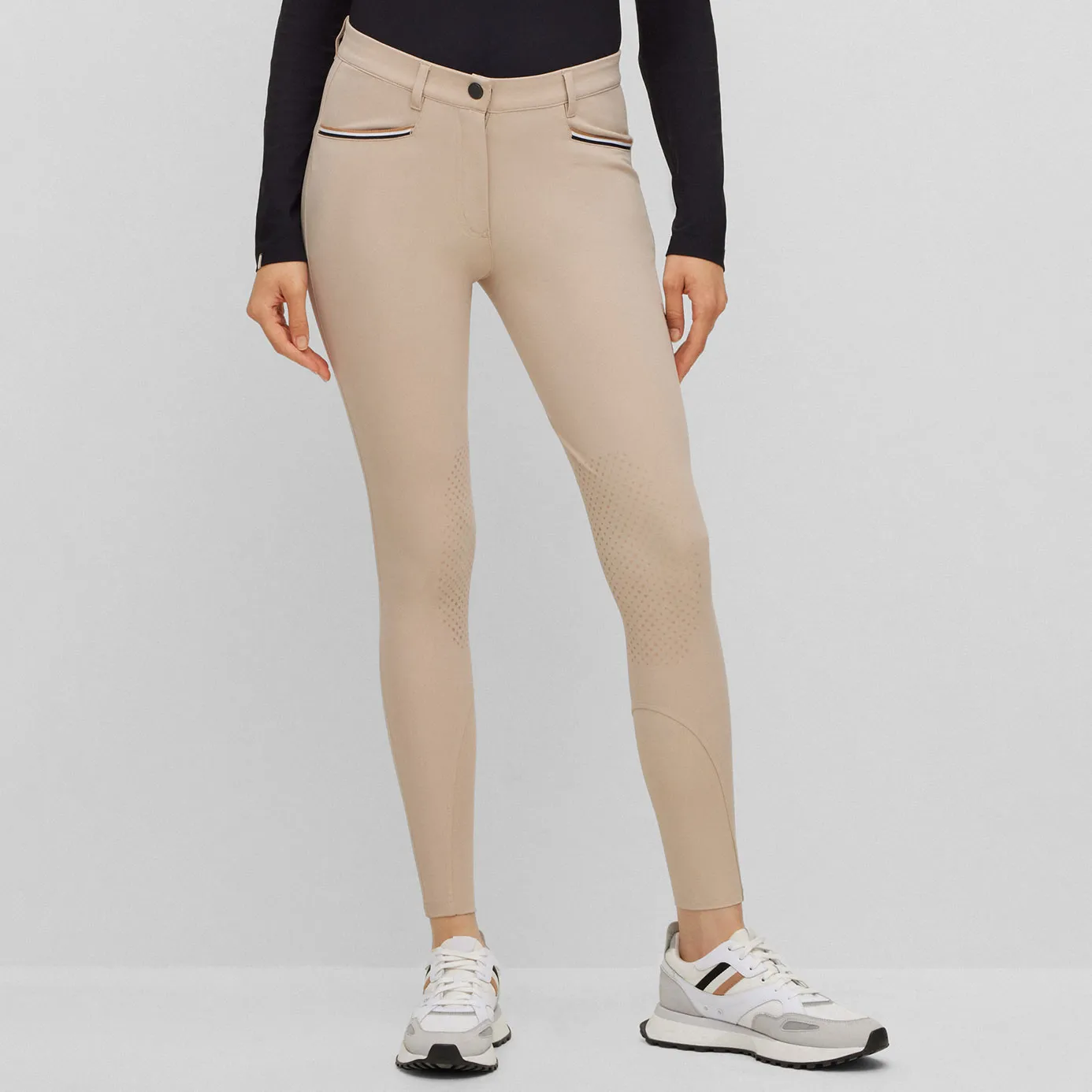 BOSS Equestrian Hazel Knee Grip Breeches - Beige