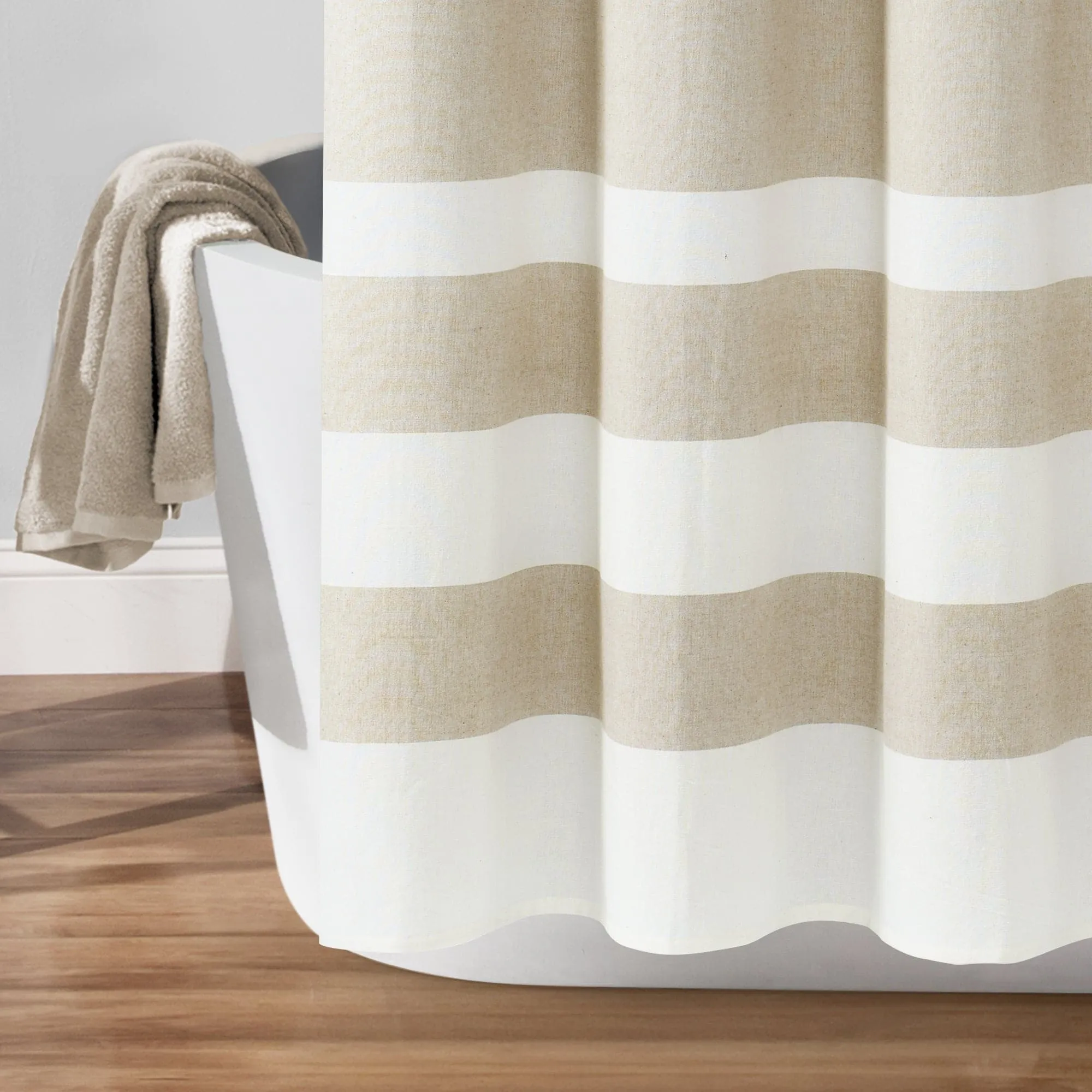 Cape Cod Stripe Yarn Dyed Cotton Shower Curtain