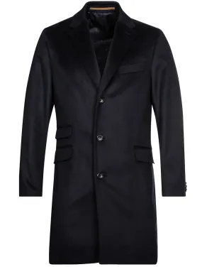 Cashmere Overcoat Navy