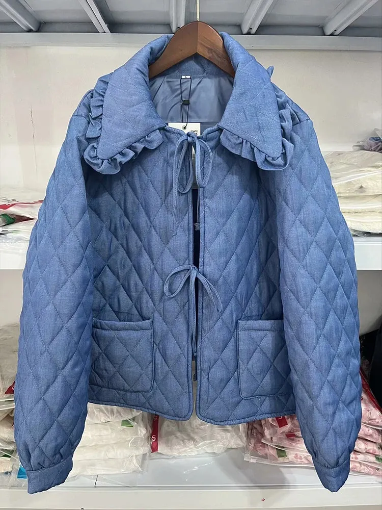 Chic Diamond Quilt Comfort Jacket