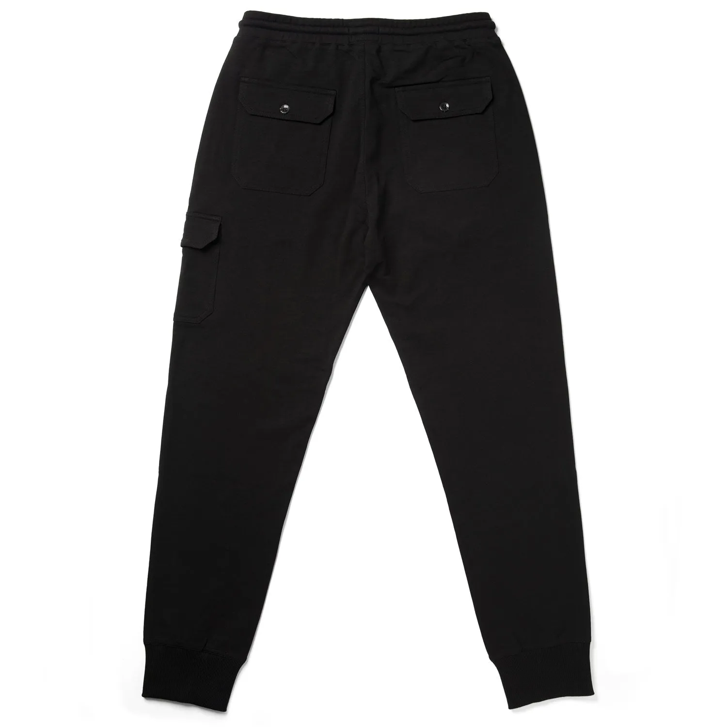 Constructor Joggers –  Black Cotton French Terry