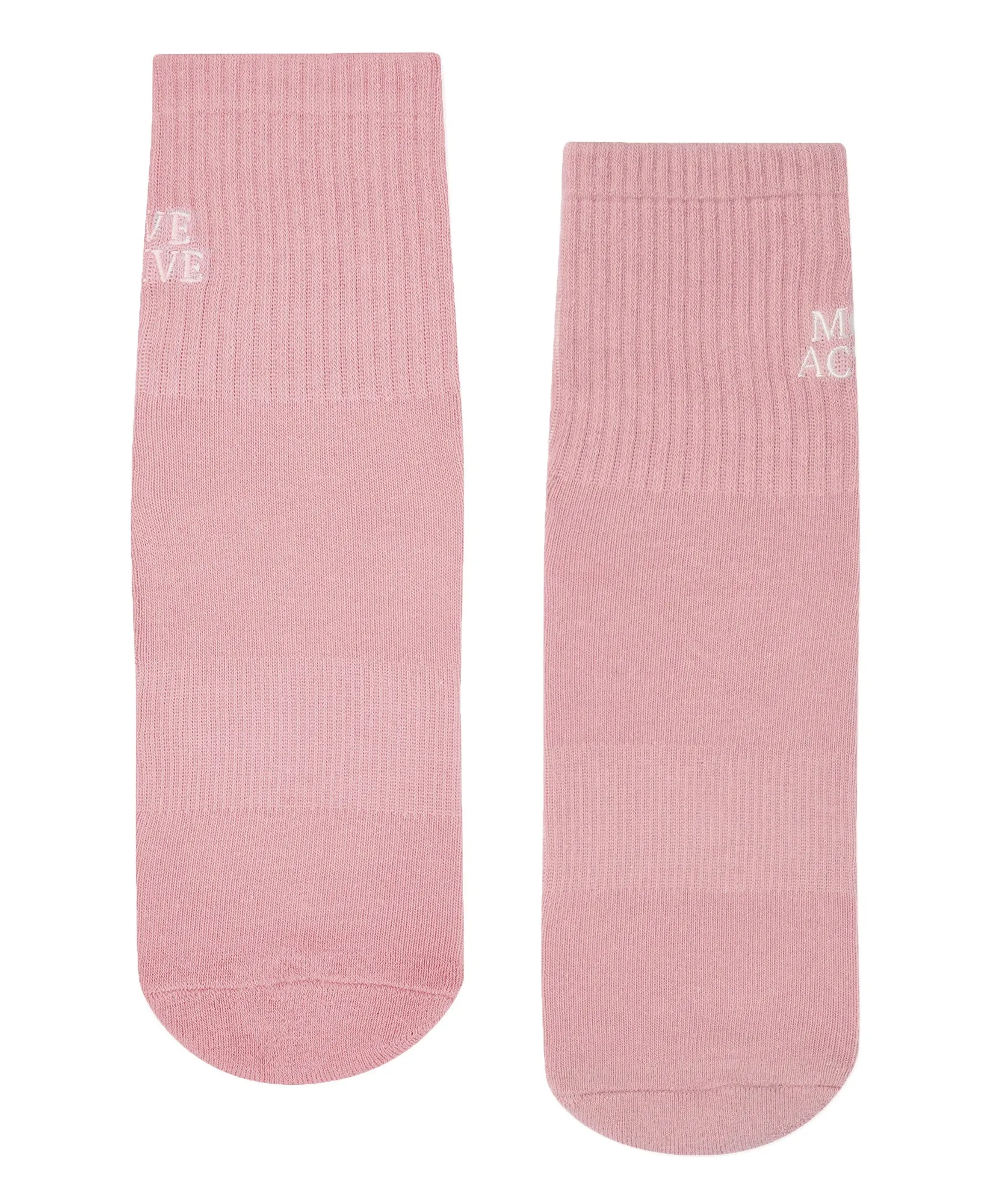 Crew Non Slip Grip Socks - Signature Mauve