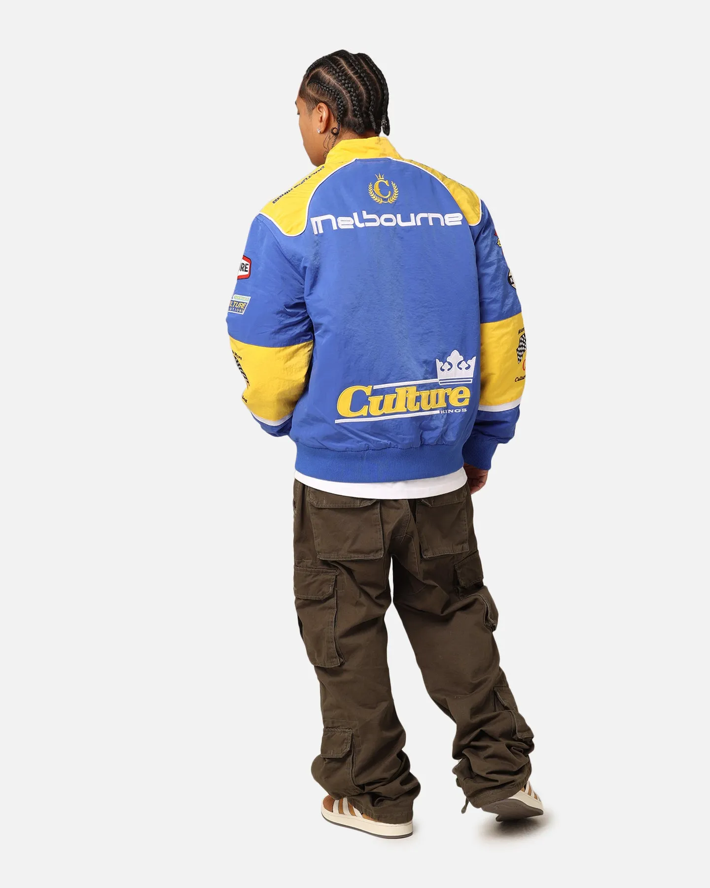 Culture Kings Melbourne Racing Jacket Blue/Yellow