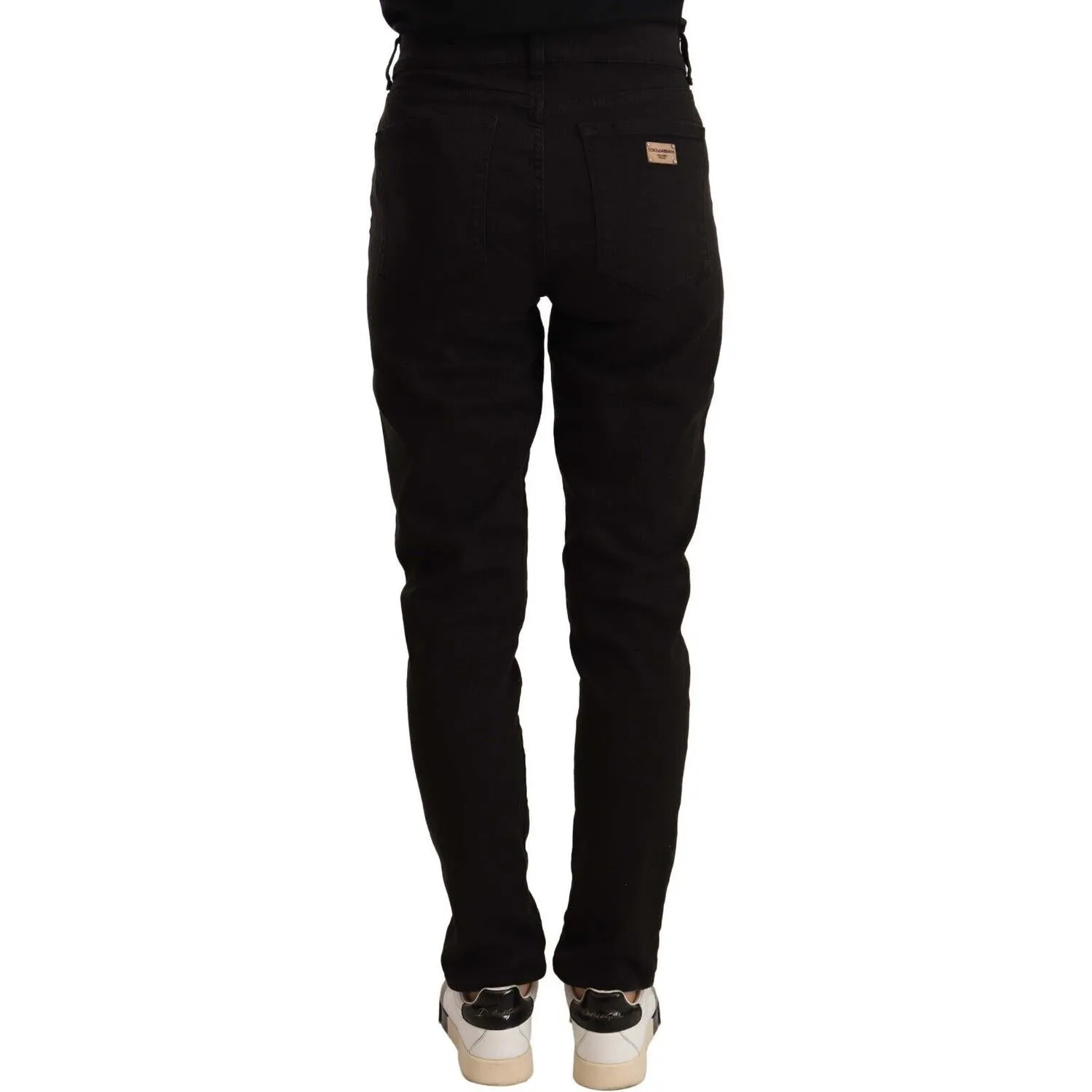 Dolce & Gabbana Elegant Slim-Fit Black Skinny Jeans