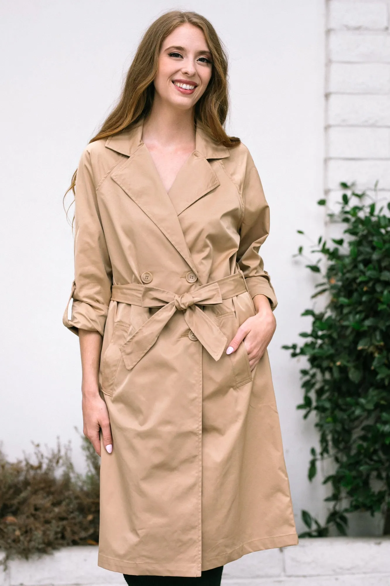 Drew Belted Trench Coat