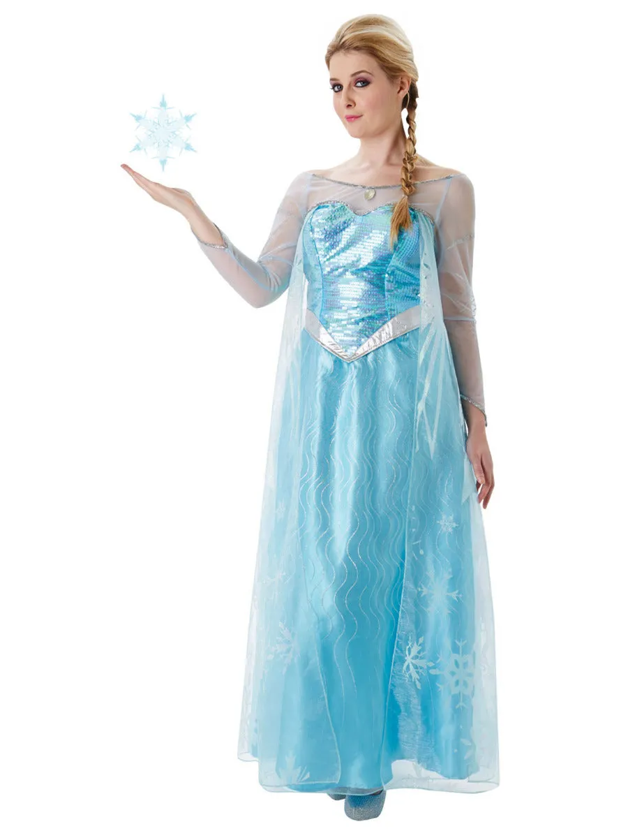 ELSA DELUXE COSTUME, ADULT