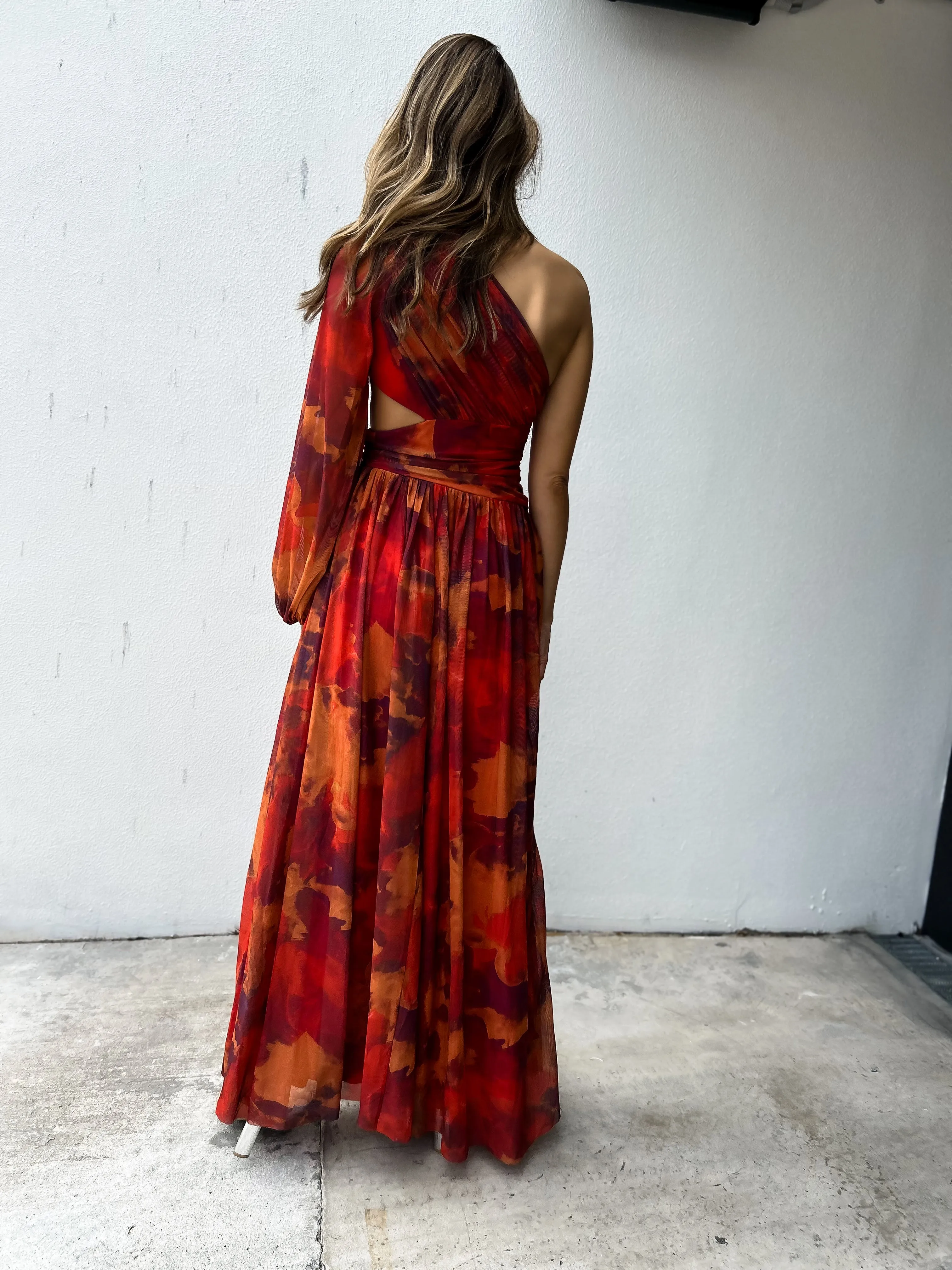 ESTELLA One Shoulder Maxi - Print