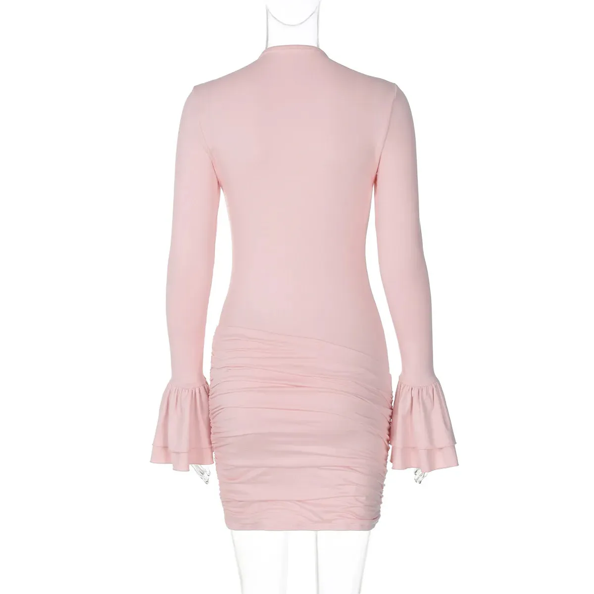 Flirty Ruffled Hem Bodycon Dress – Brunch to Evening Style