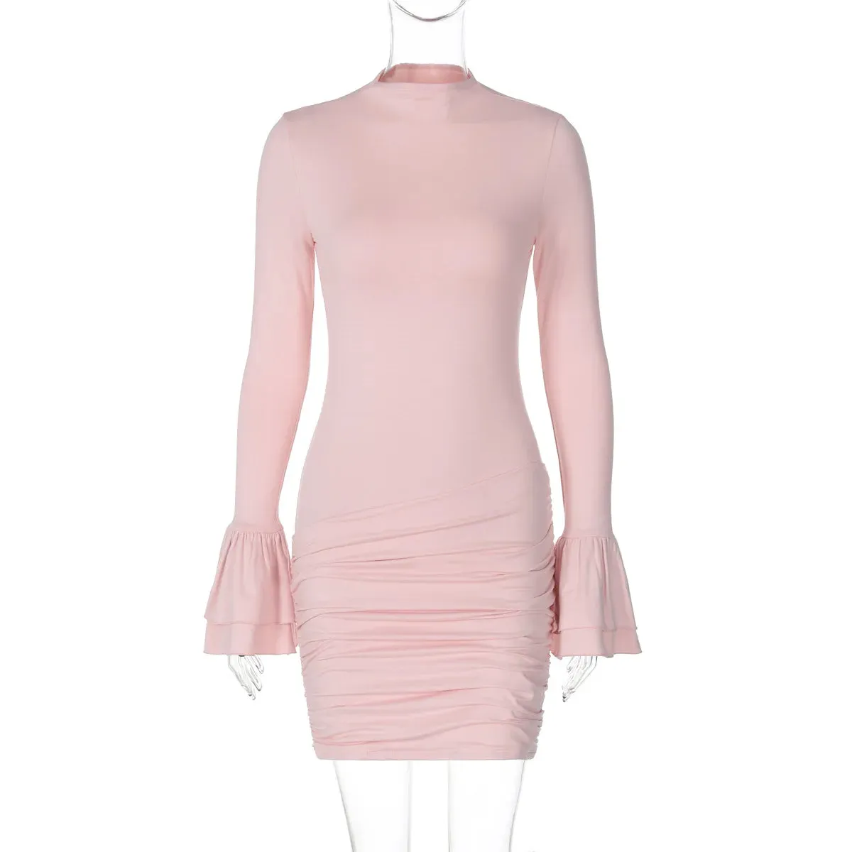 Flirty Ruffled Hem Bodycon Dress – Brunch to Evening Style