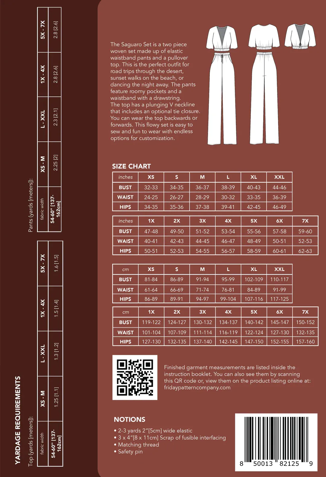 Friday Pattern Company - The Saguaro Set