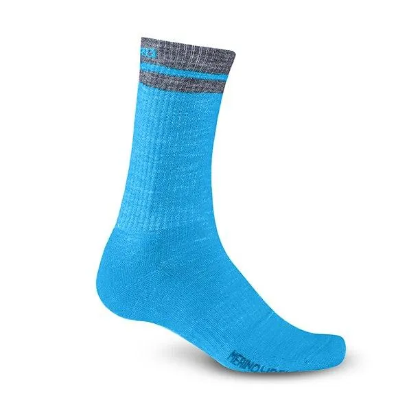 GIRO2015 WINTER MERINO WOOL SOCK-BLU JWL/GRY-M / GIRO2015 WINTER MERINO WOOL SOCK-BLU JWL/GRY-M