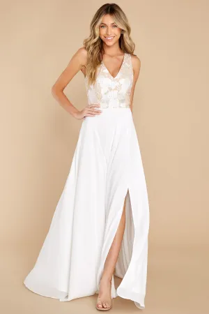 Gracious Belle Ivory Maxi Dress