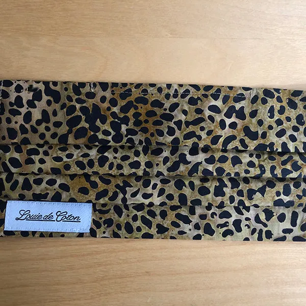 Handmade Cotton Face Protection - Leopard