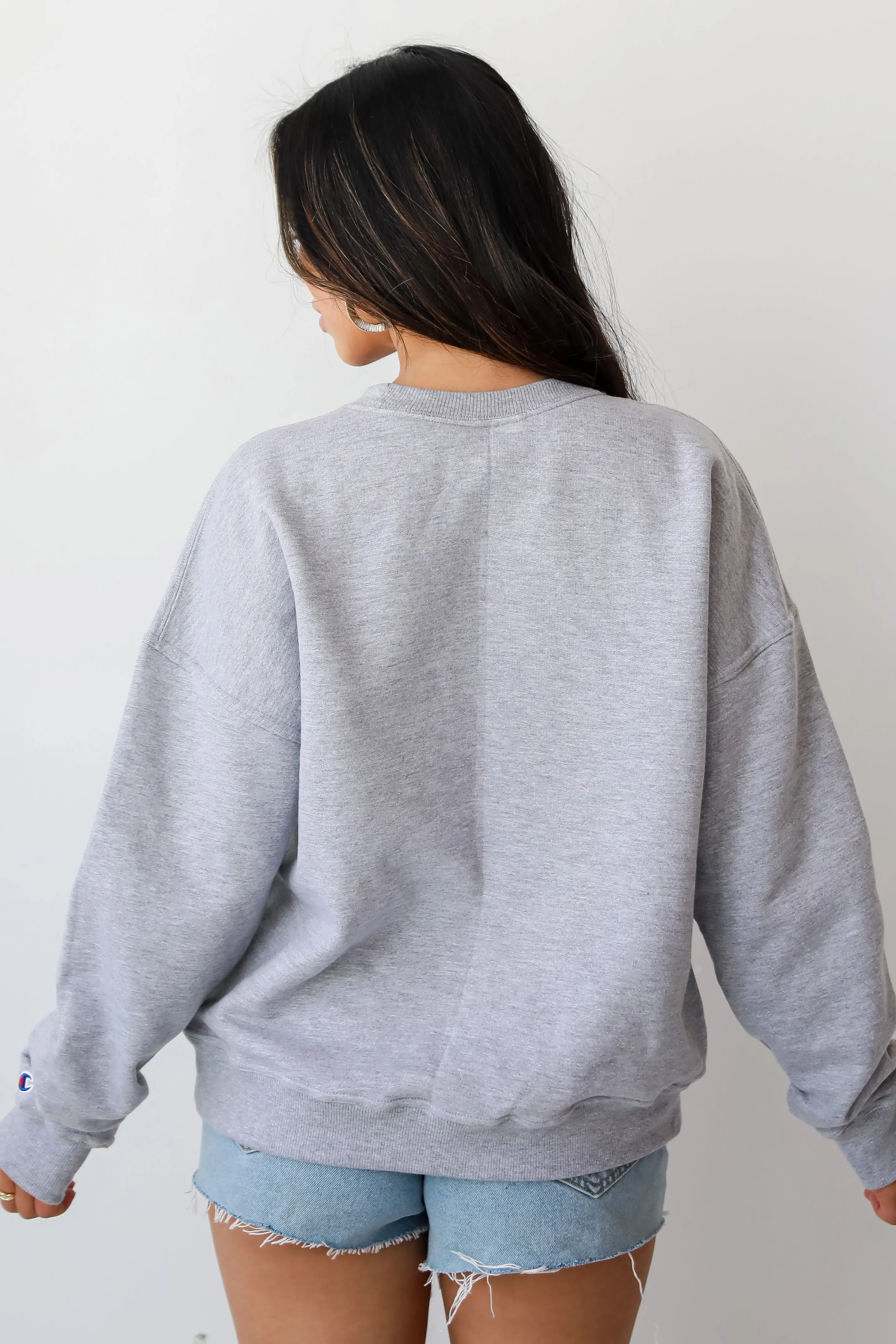 Heather Grey Atlanta Baseball Sweatshirt