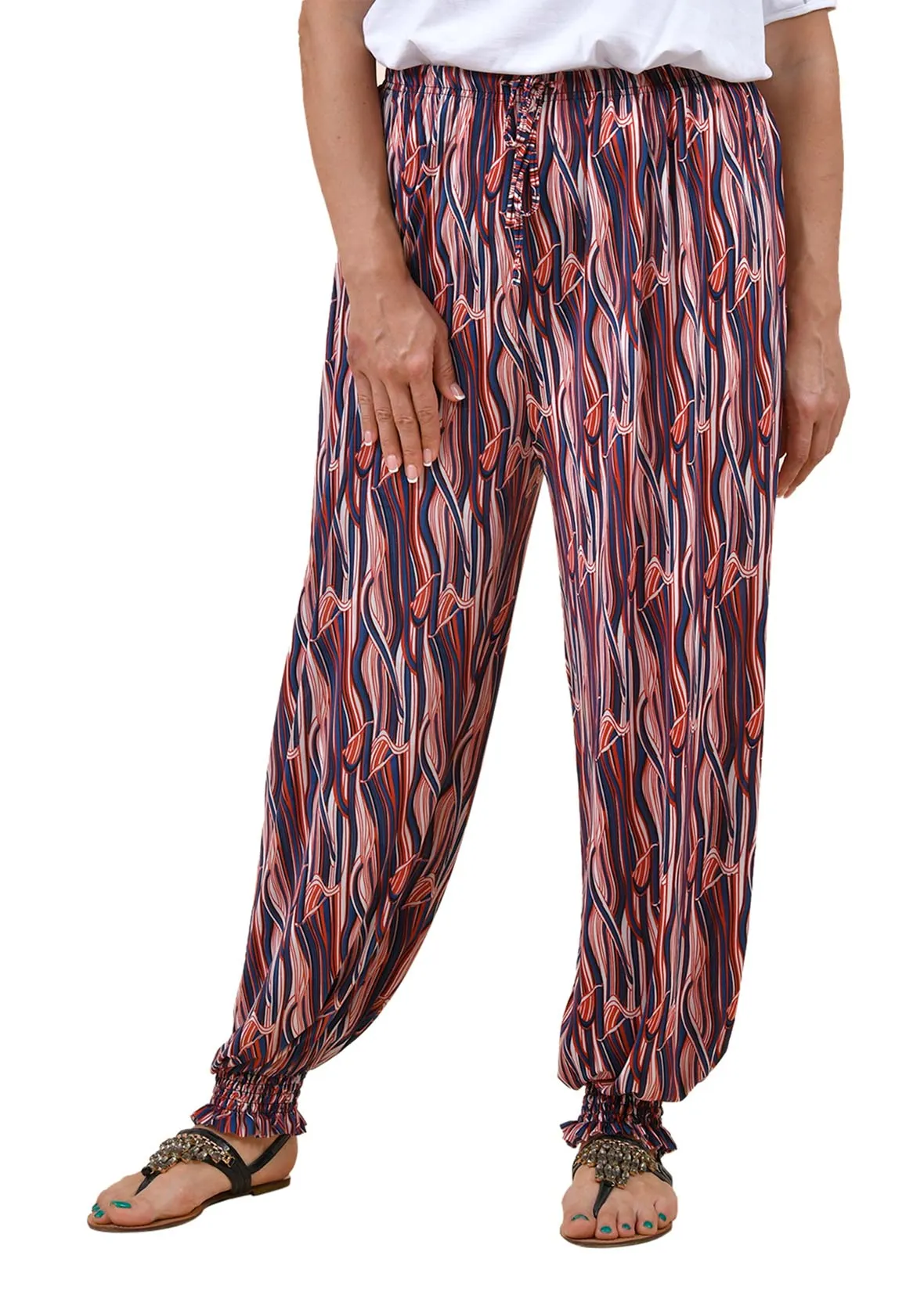 High Waist Harem Trousers