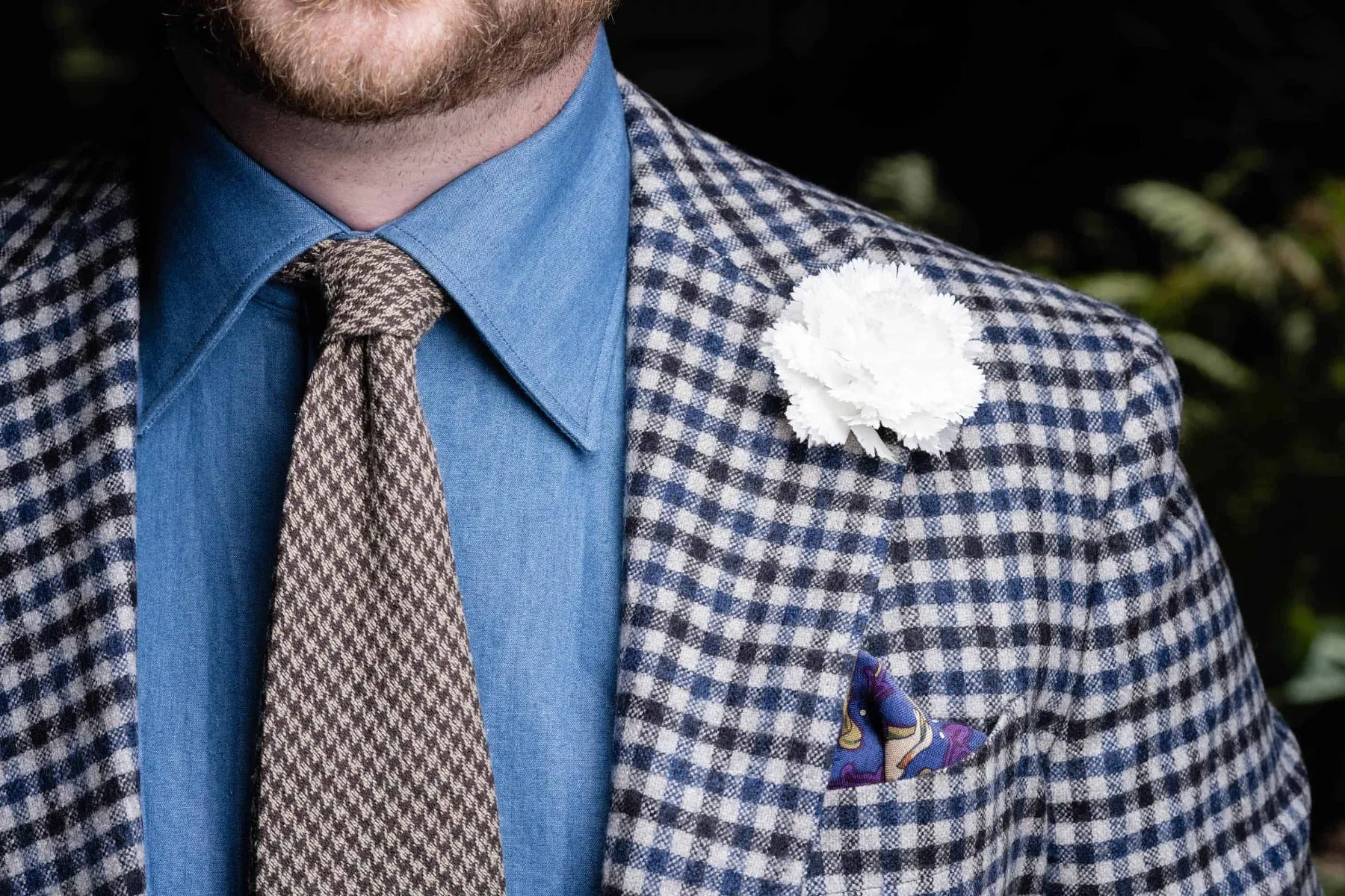 Ivory Carnation Boutonnière Flower