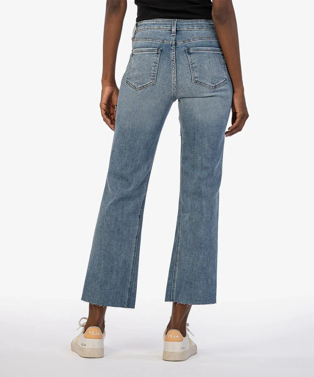 Kelsey High Rise Ankle Flare - Comprehensive Wash