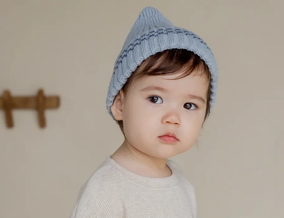 Knit Baby Beanie-Jini