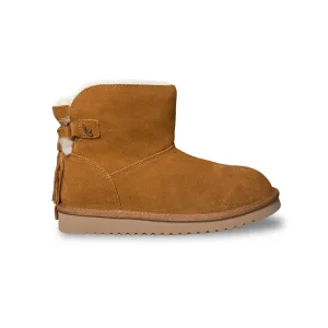 Koolaburra By UGG Jaelyn Mini Chestnut Boots - Women's