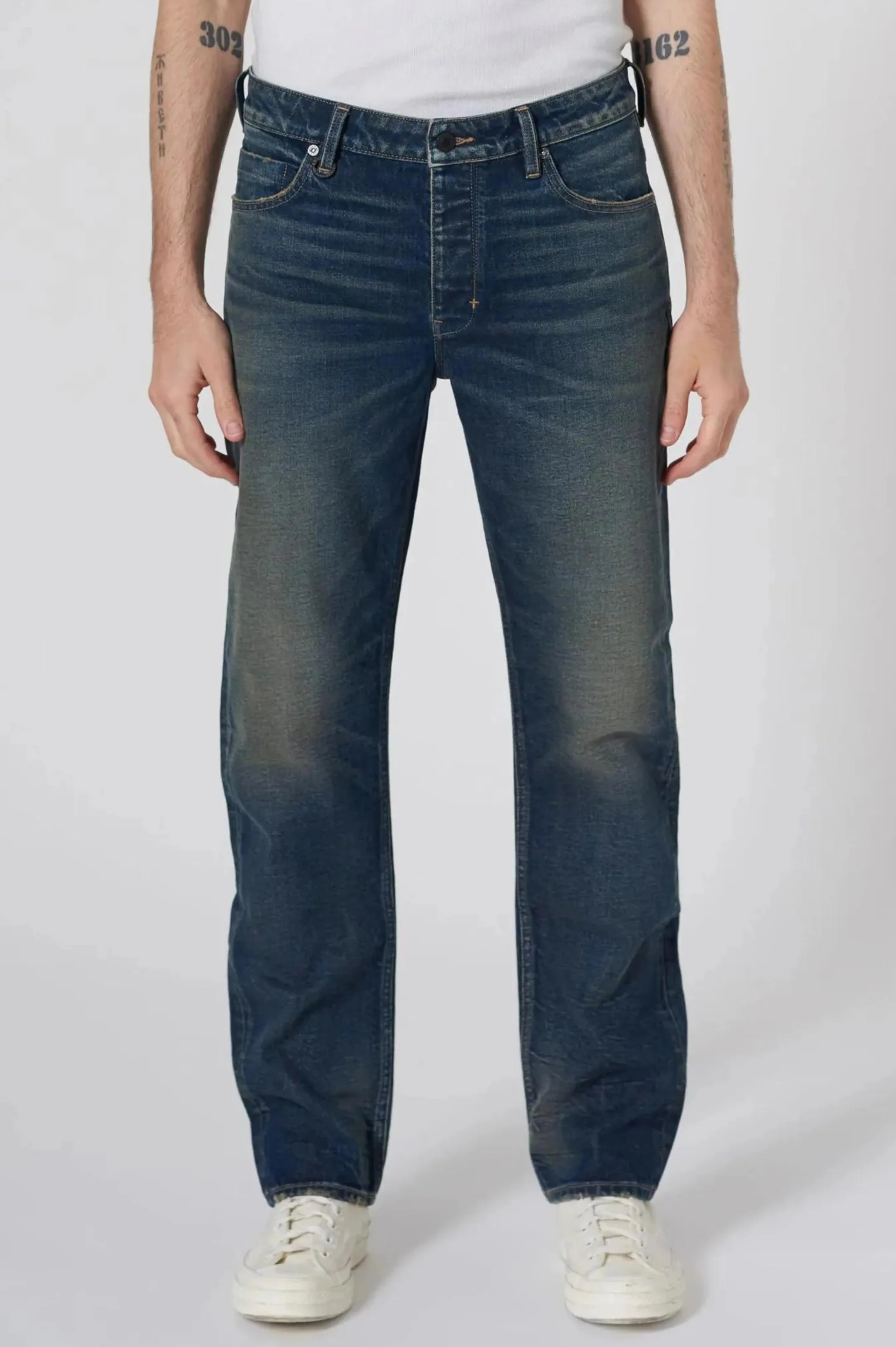 LOU STRAIGHT CASABLANCA JEANS (Vintage Indigo)