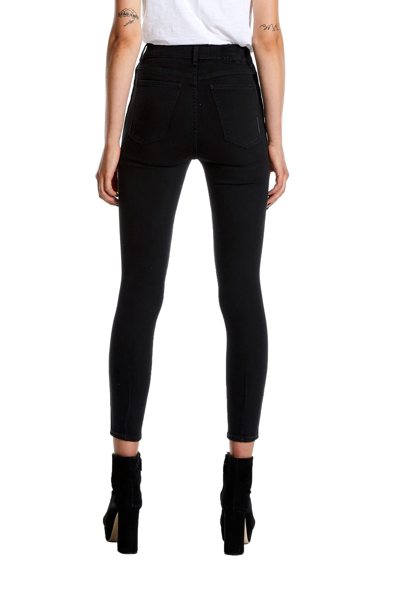 MARILYN SKINNY JEANS (Black Silk)