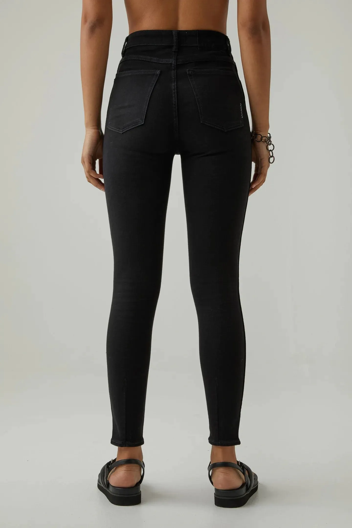 MARILYN SKINNY JEANS (Black Silk)