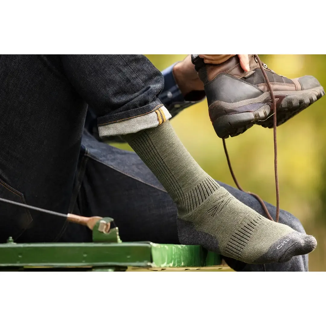 Munro Performance Sock - Moss Green by House of Cheviot