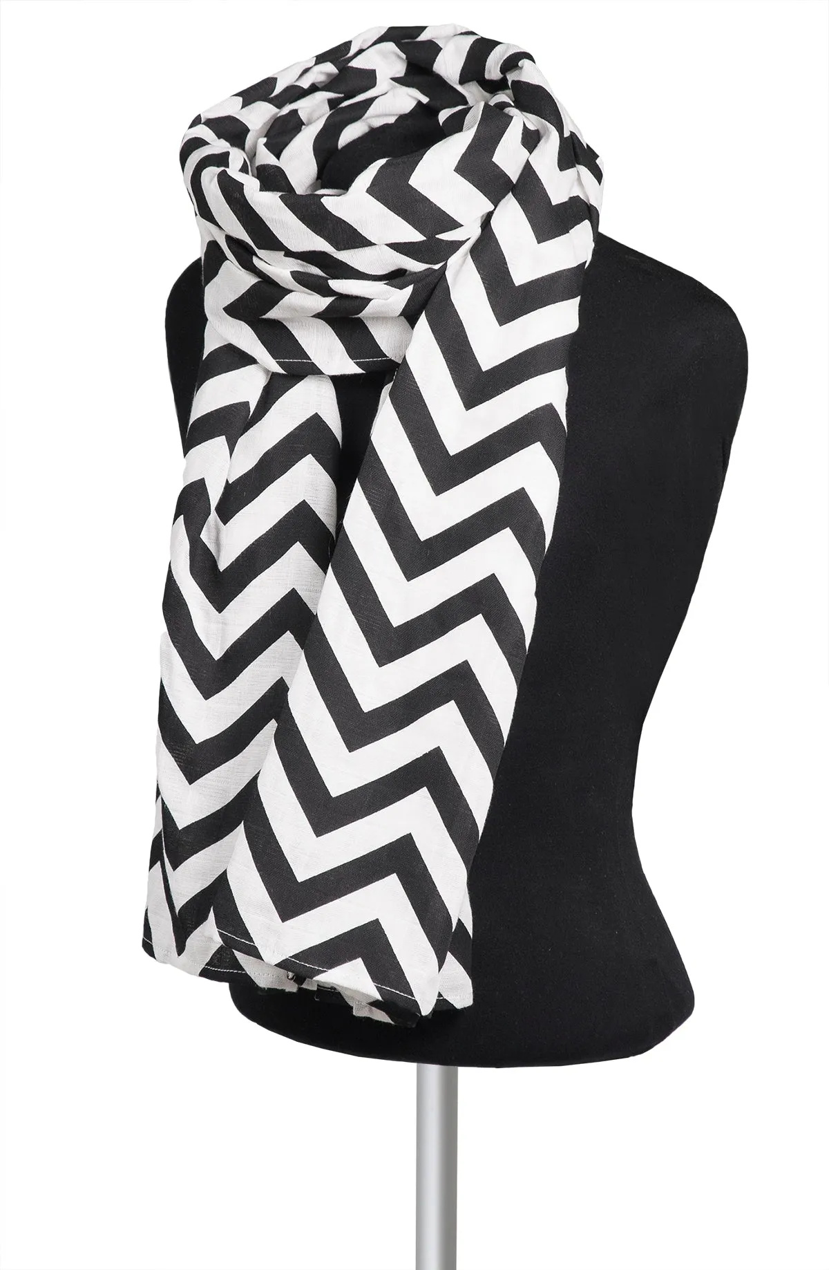 Pashmama - Muslin - Black Chevron