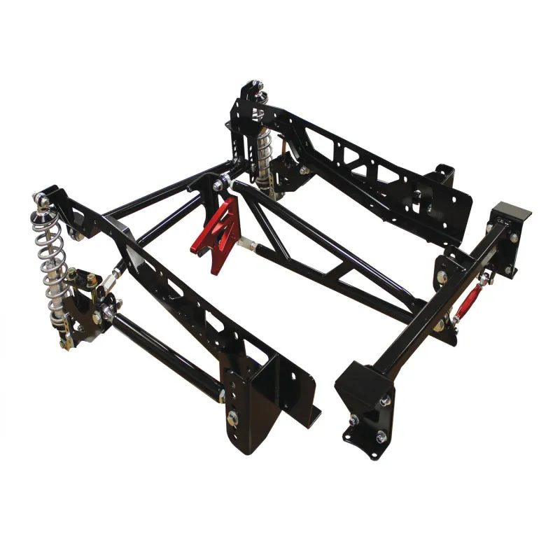 QA1 Rear Suspension Kit - Single Adjustable - 200 lb./in Spring Rate - Steel - Black Powder Coat - GM Full-Size Truck 1965-72