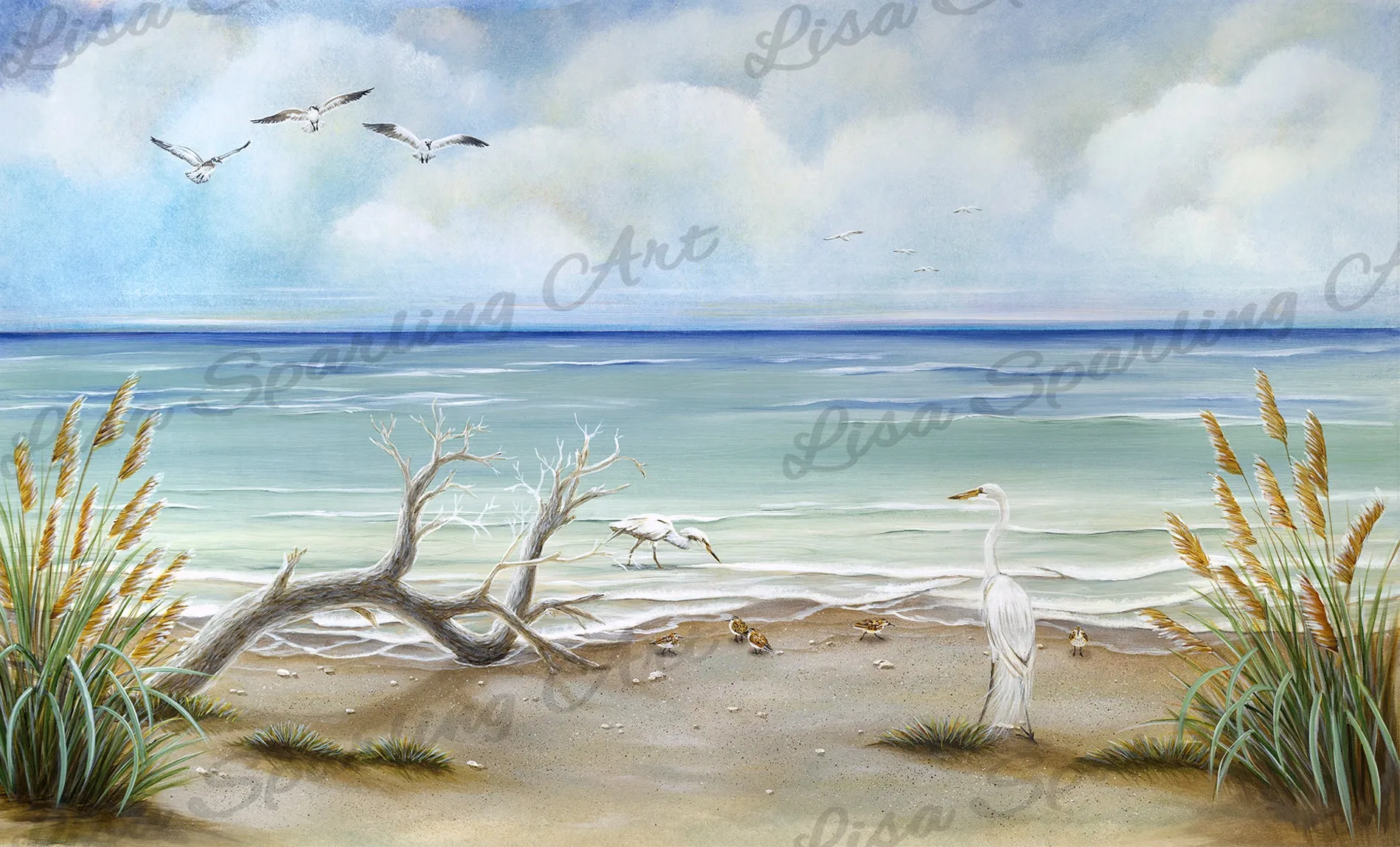 "Cape San Blas" Lisa Sparling Art Giclée Reproduction