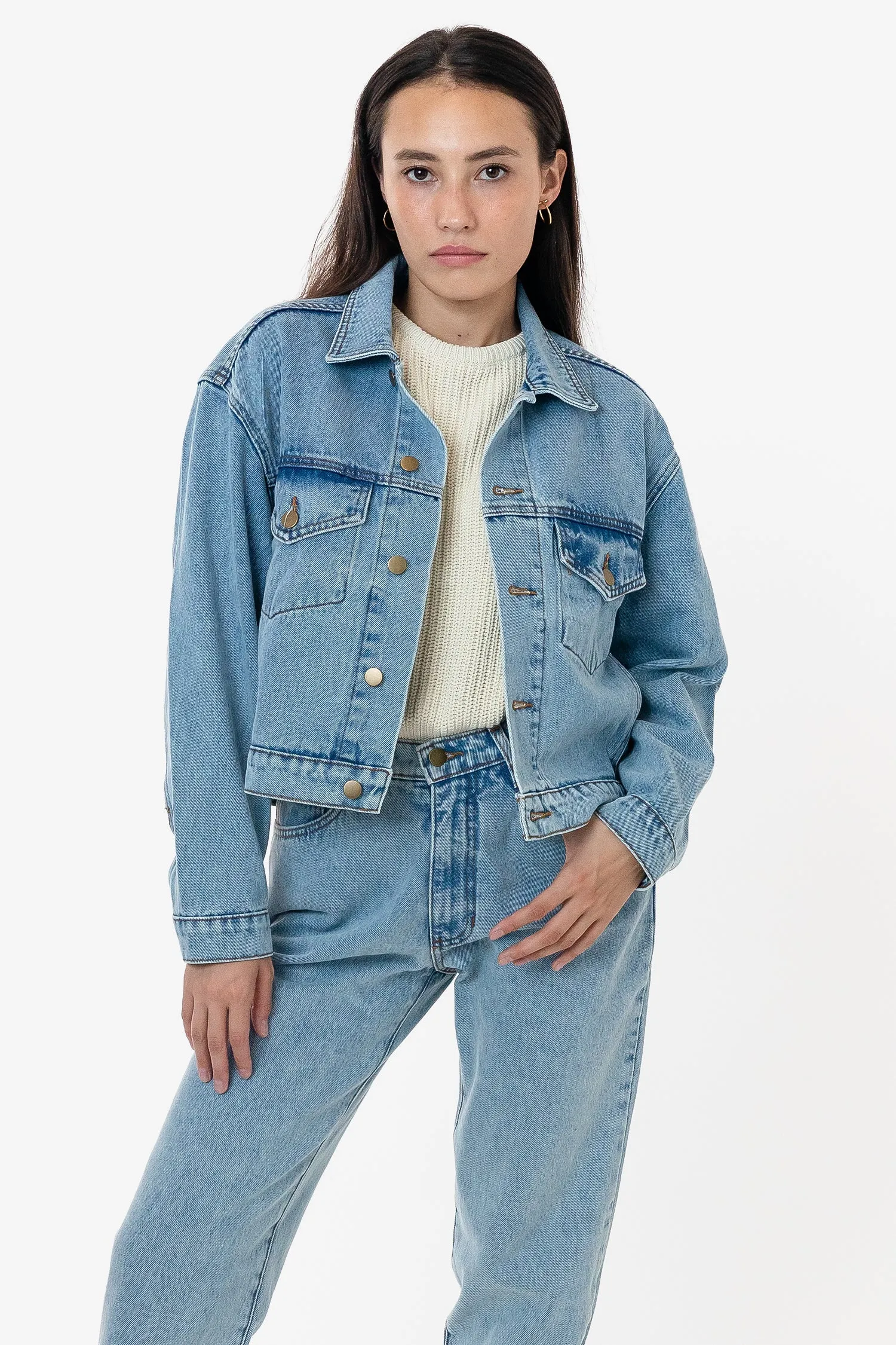 RDNW03 - Denim Cropped Jacket