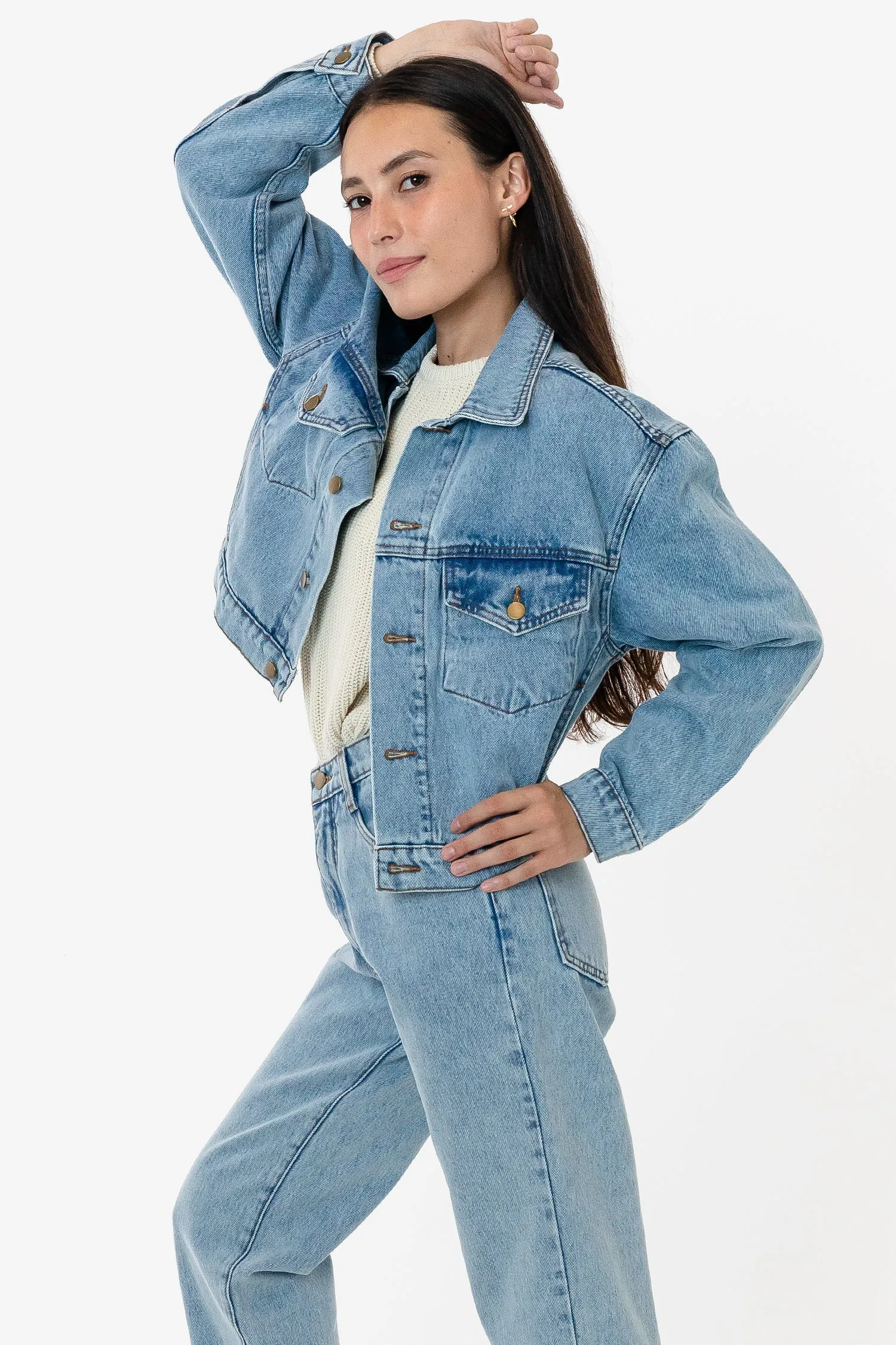 RDNW03 - Denim Cropped Jacket