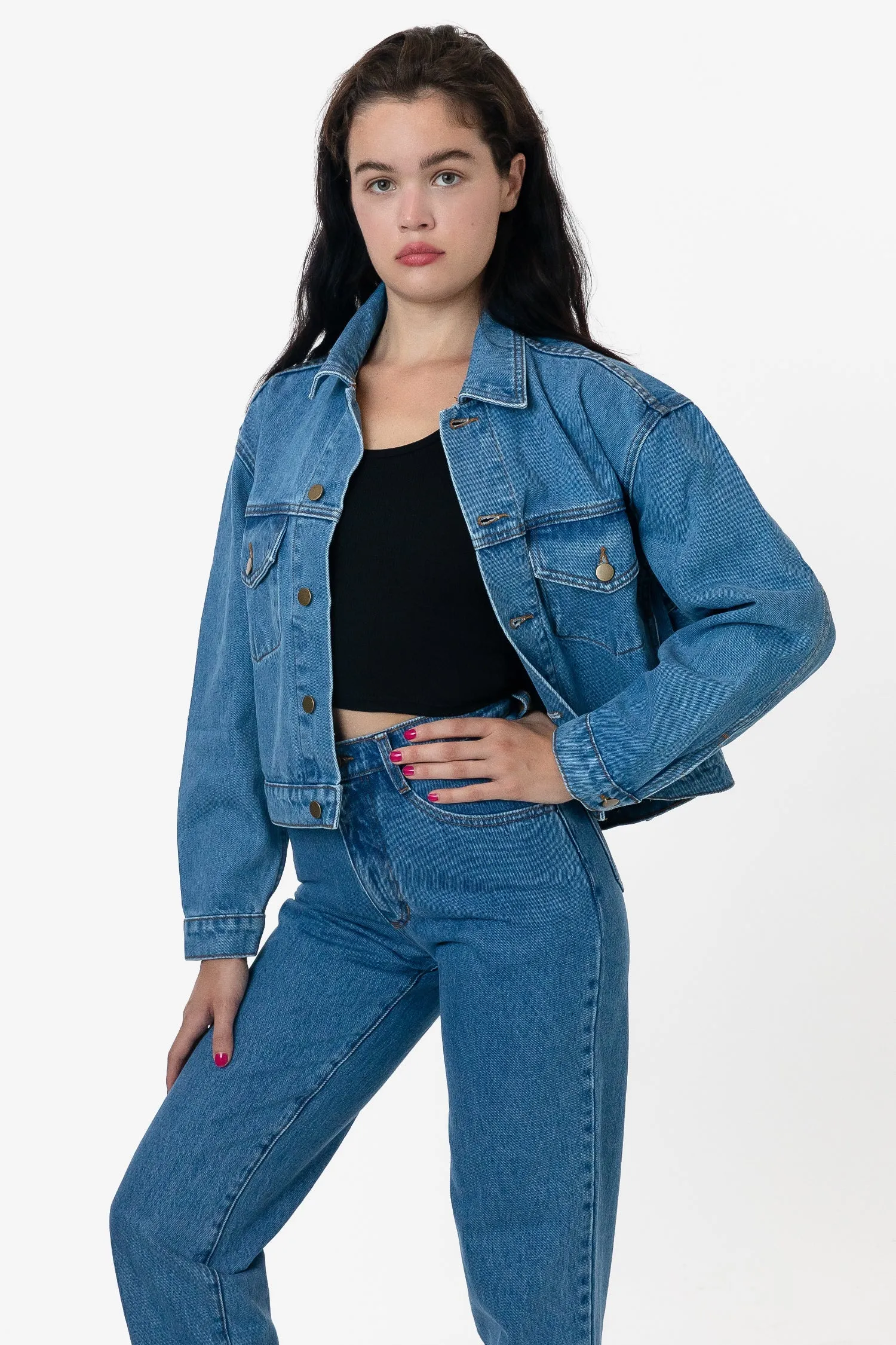 RDNW03 - Denim Cropped Jacket