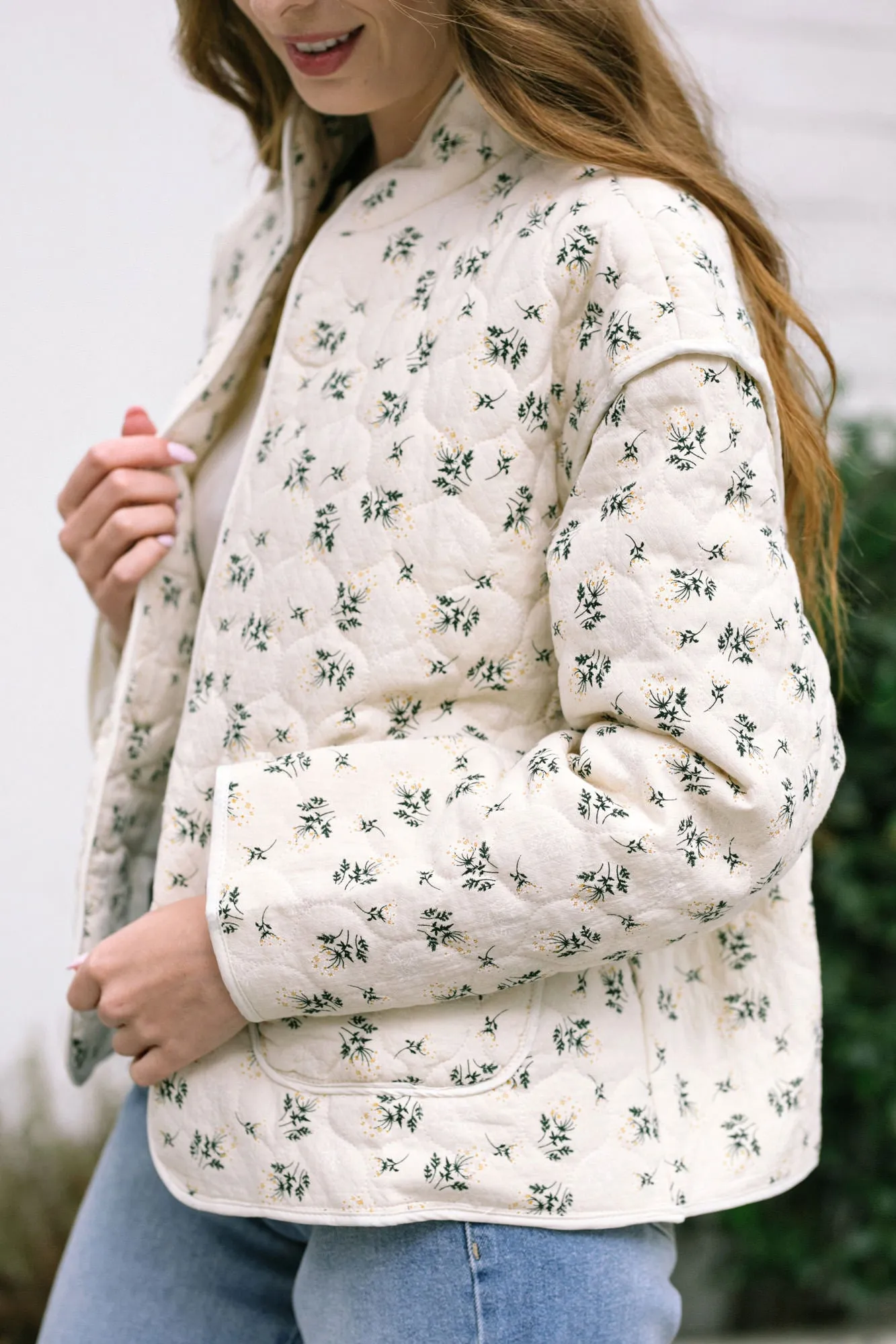 Sandra Quilted Floral Jacket