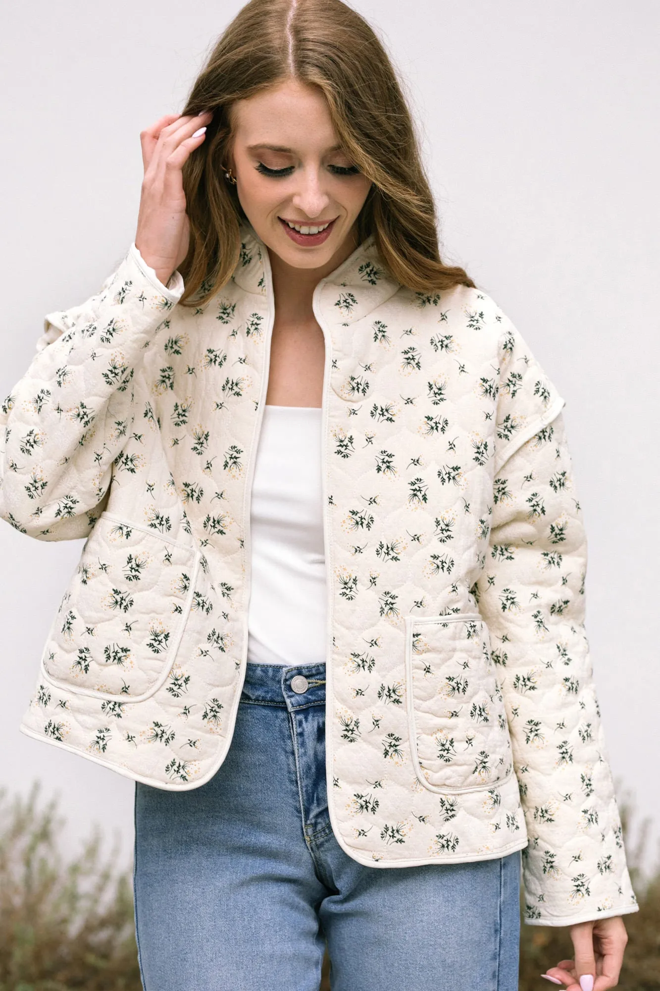 Sandra Quilted Floral Jacket