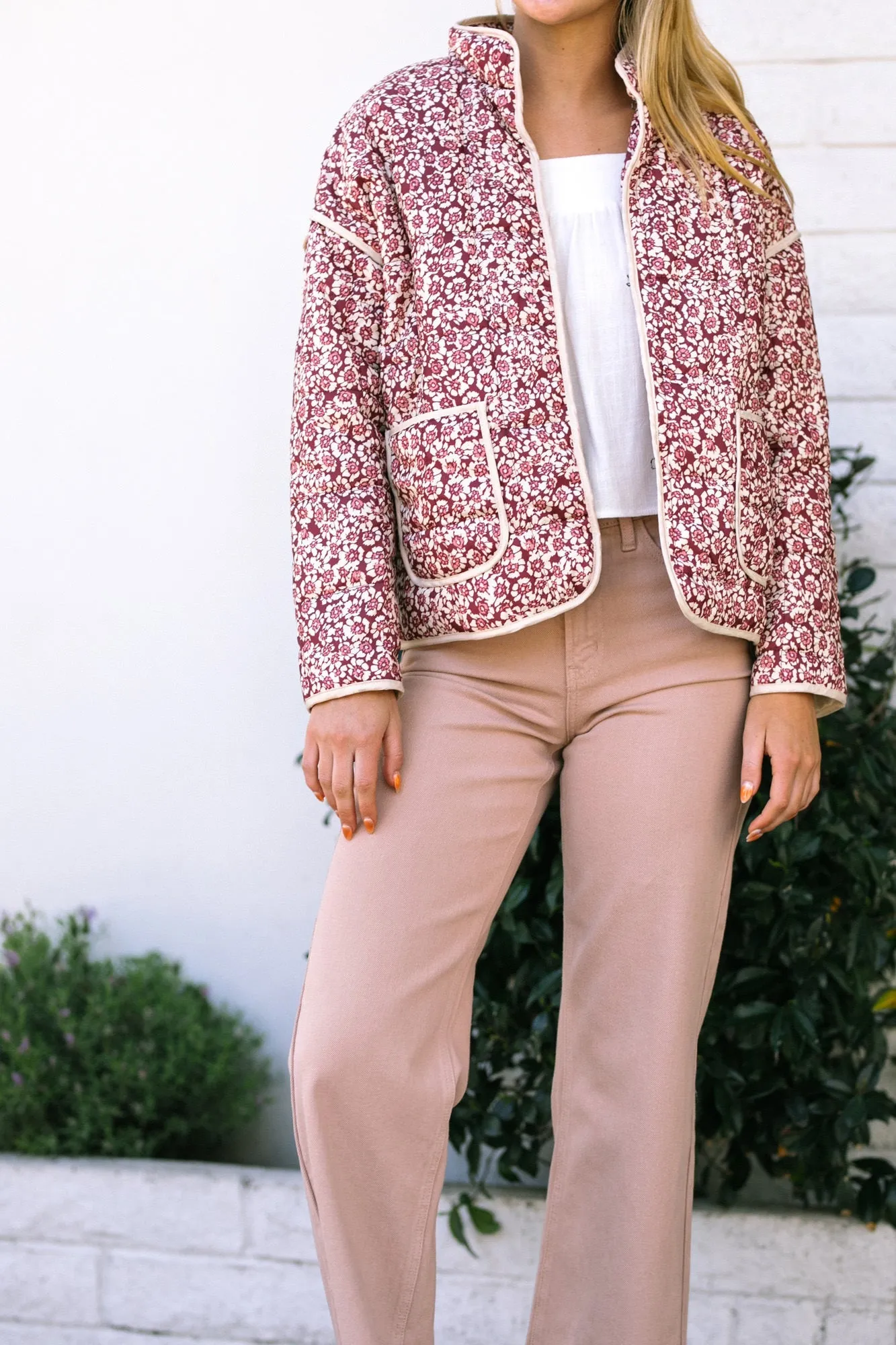 Shaina Quilted Floral Jacket