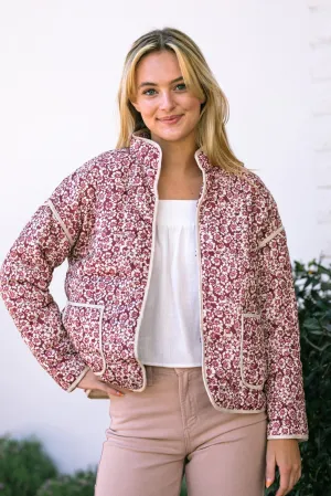 Shaina Quilted Floral Jacket