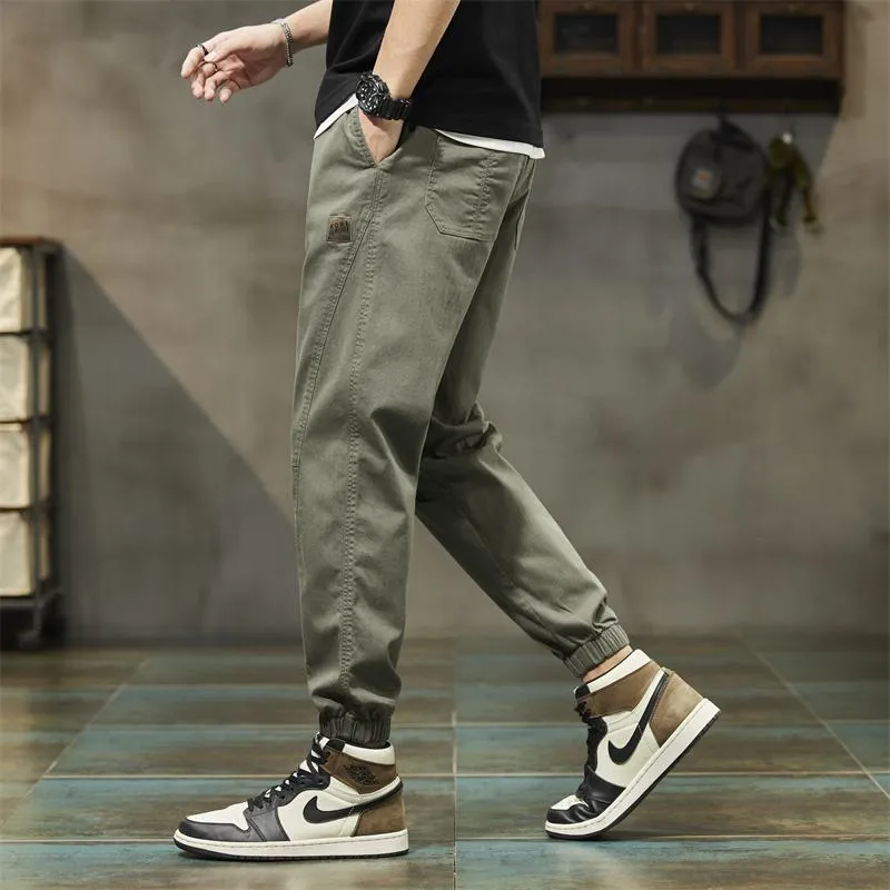 Slant Pocket Tapered Loose Fit Pants